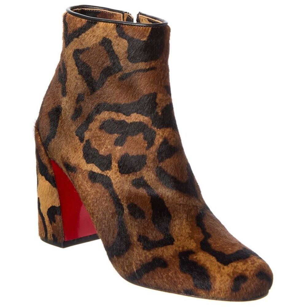 Christian Louboutin Leather Boot, Brown